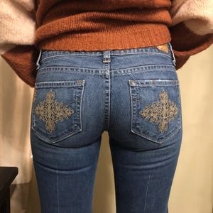 Fun & Flirty Vintage Blue Jeans!